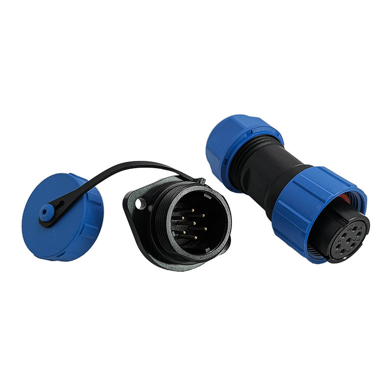 EW SP17 7 Pin Circular Power Connector Types Plastic