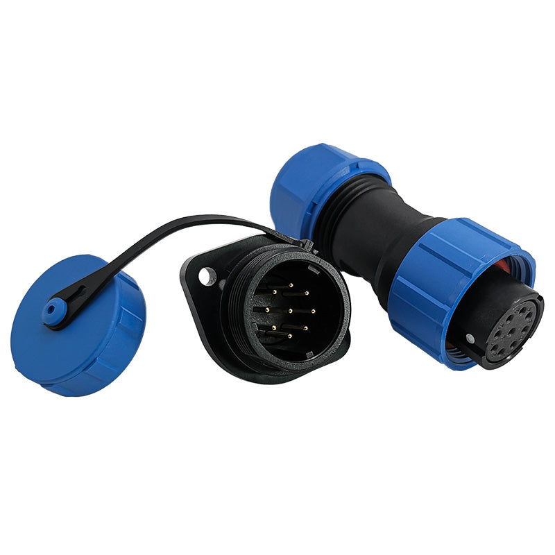 EW SP17 9 Pin Circular Plastic Wire Connector Plastic