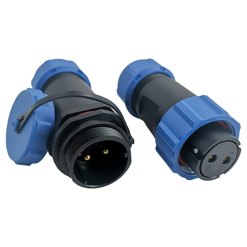EW SP21 2 Pin Circular Plug Socket Plastic