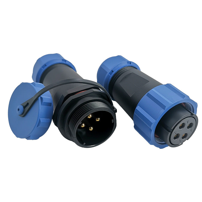 EW SP21 4 Pin Circular Plastic Wire Connector
