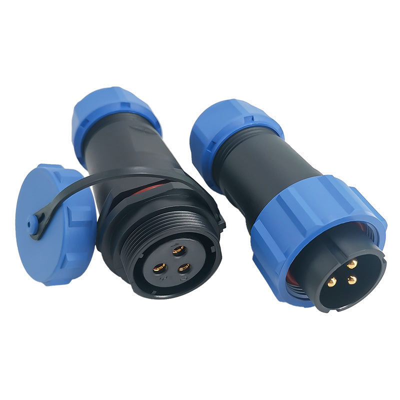 EW SP21 3 Pin Circular Connector Electrical Plastic