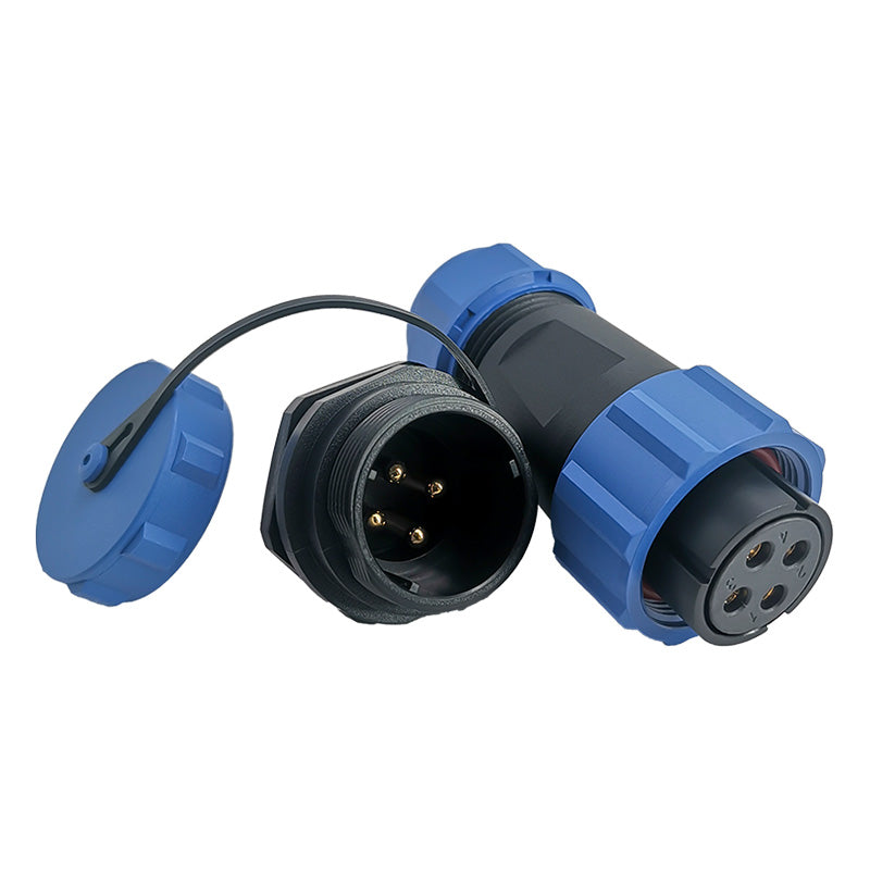 EW SP21 4 Pin Circular Plastic Wire Connector