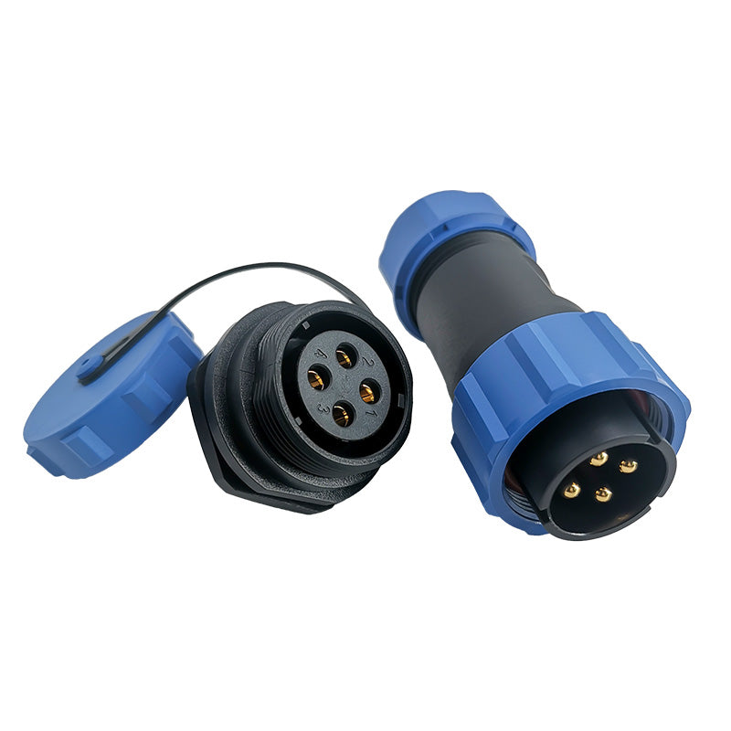 EW SP21 4 Pin Circular Plastic Wire Connector