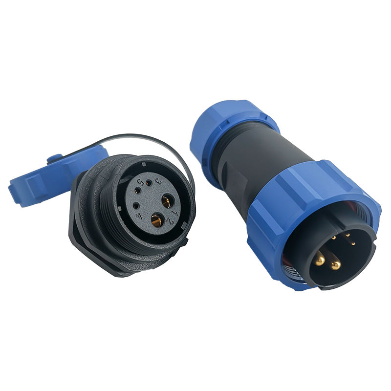EW SP21 5B Pin Circular Power Connector Types Plastic