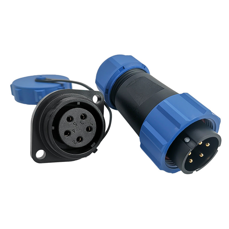 EW SP21 5C Pin Standard Circular Connector Plastic