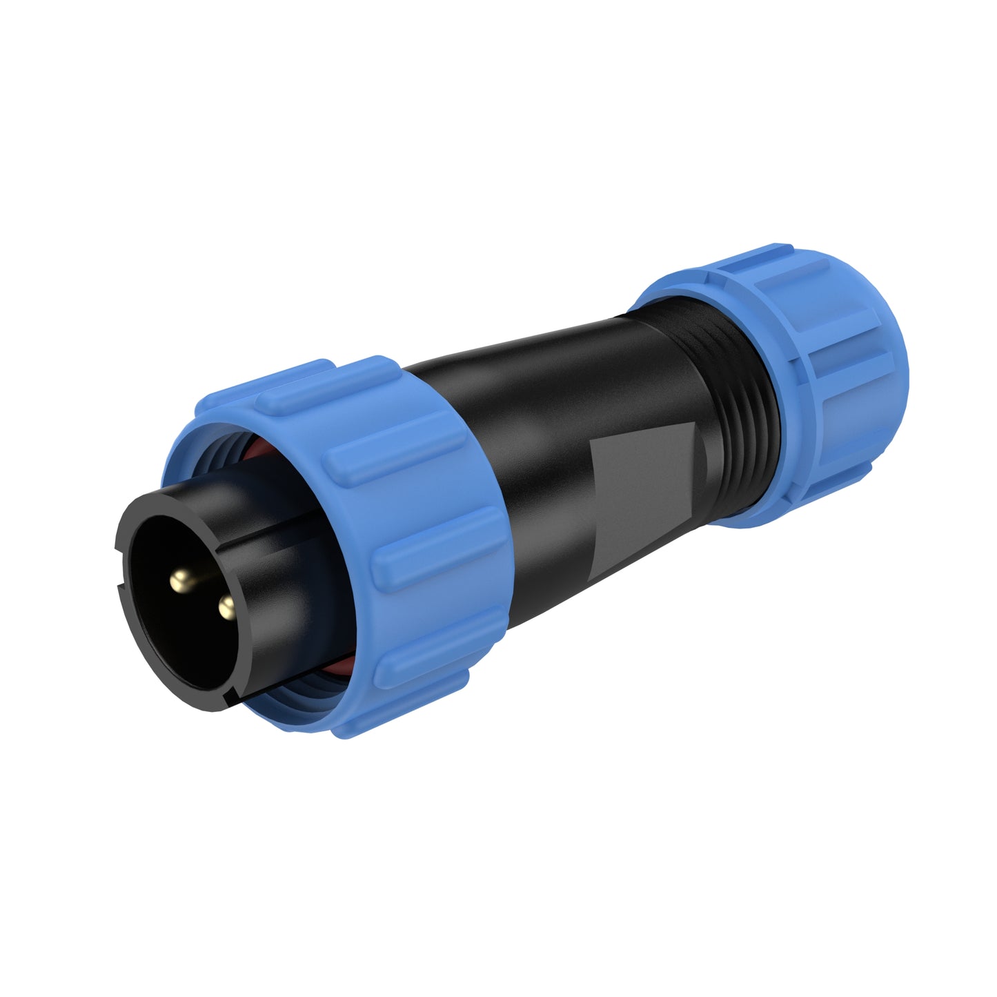 EW SP13 2-poliger IP68-Rundsteckverbinder aus Kunststoff