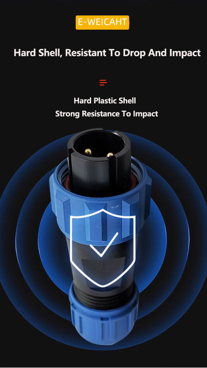 EW SP13 2 Pin IP68 Circular Plastic Connector