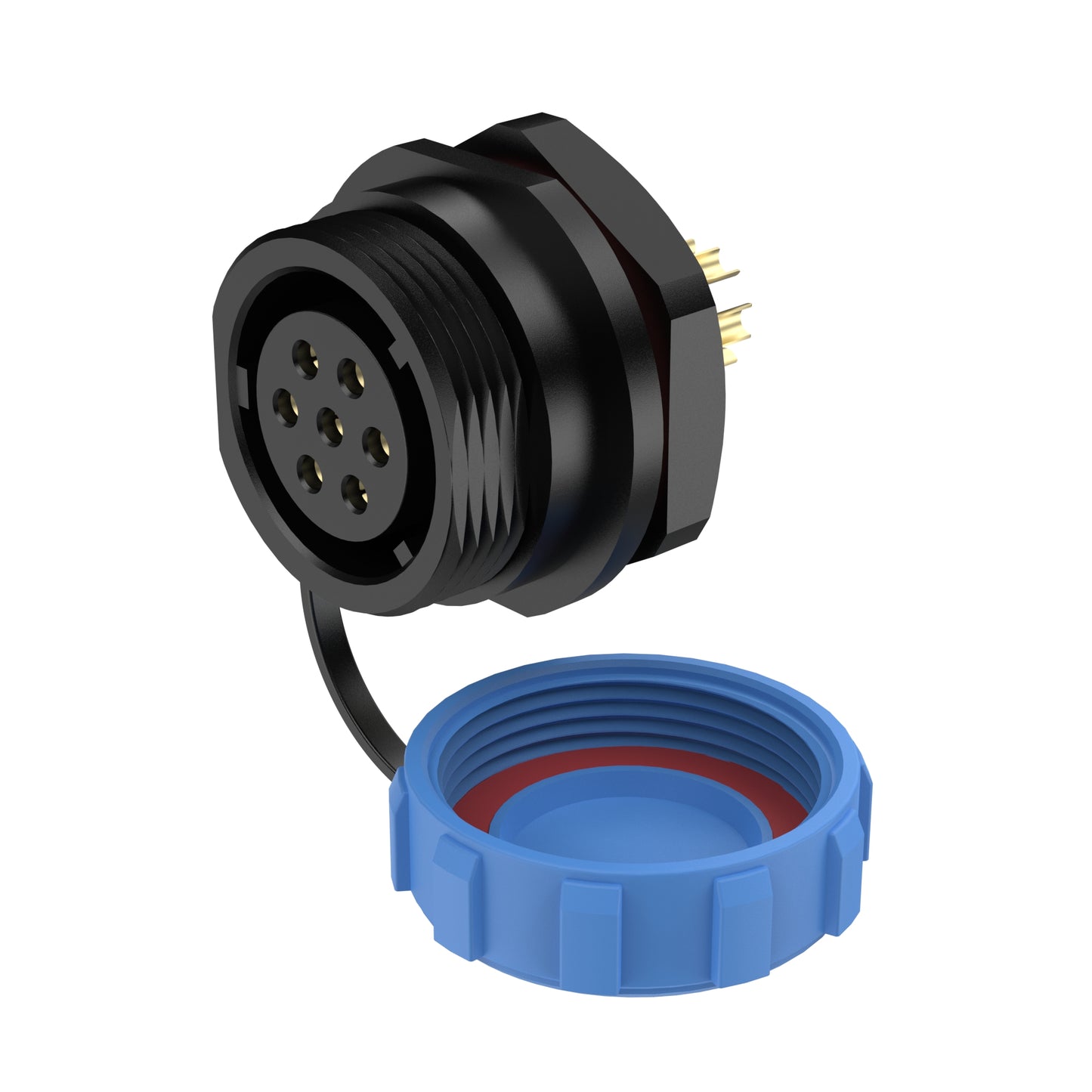 EW SP17 7 Pin Panel Mount Power Connector