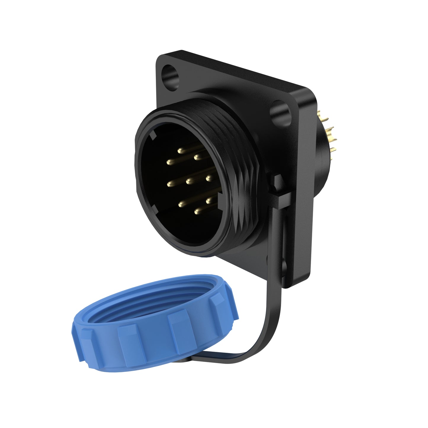 EW SP17 9 Pin Flange Standard Circular Connector