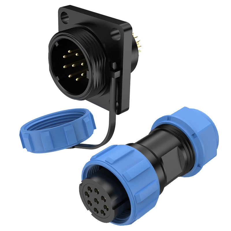 EW SP17 9 Pin Flange Standard Circular Connector