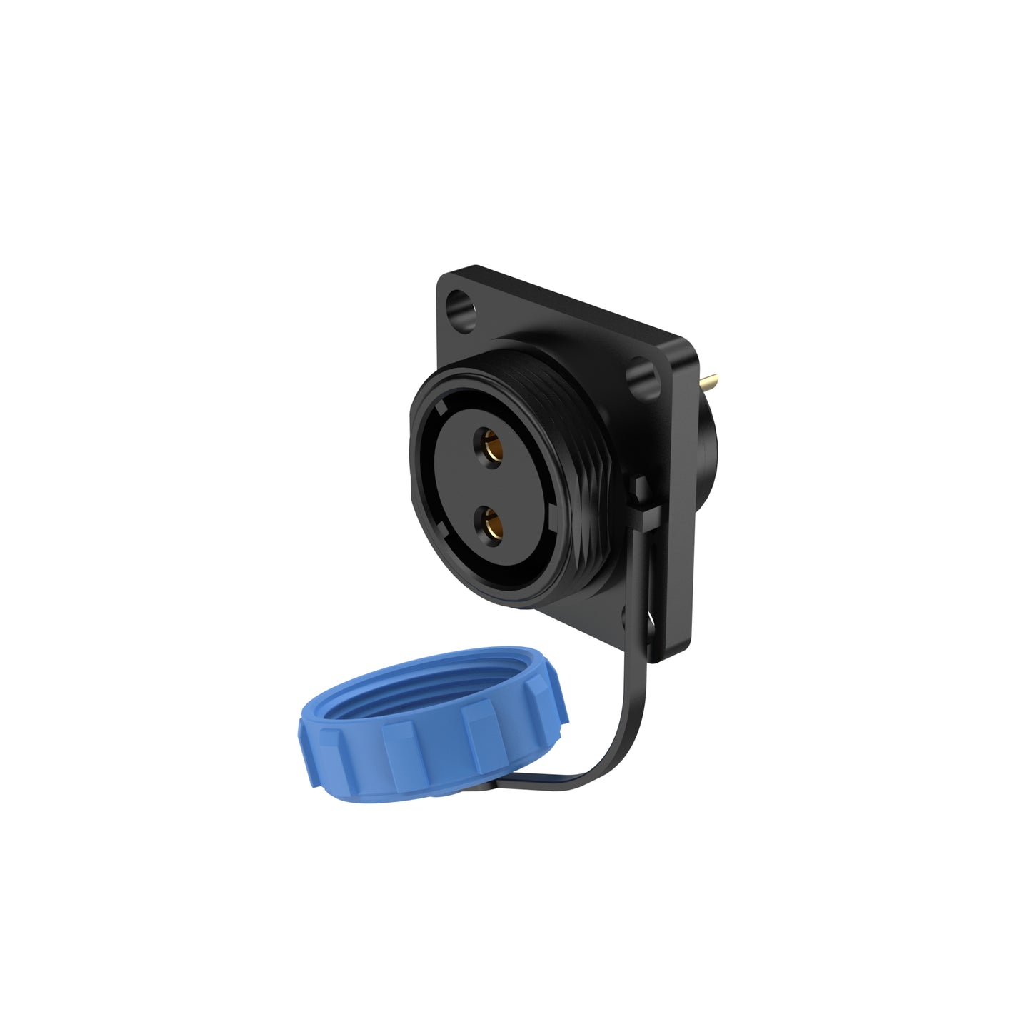 EW SP21 2 Pin Flange Circular Power Connector Types
