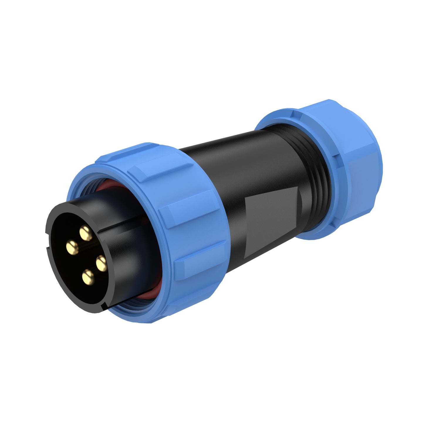 EW SP21 4 Pin Circular Connector Electrical Diamond Flange