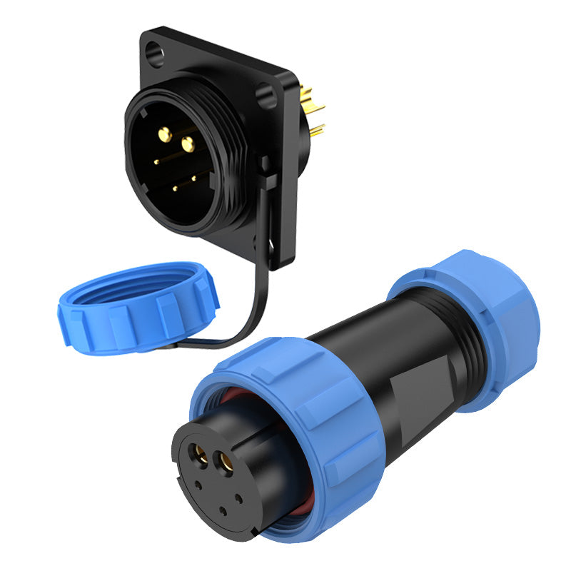 EW SP21 5B Pin Flange Circular Connector Electrical