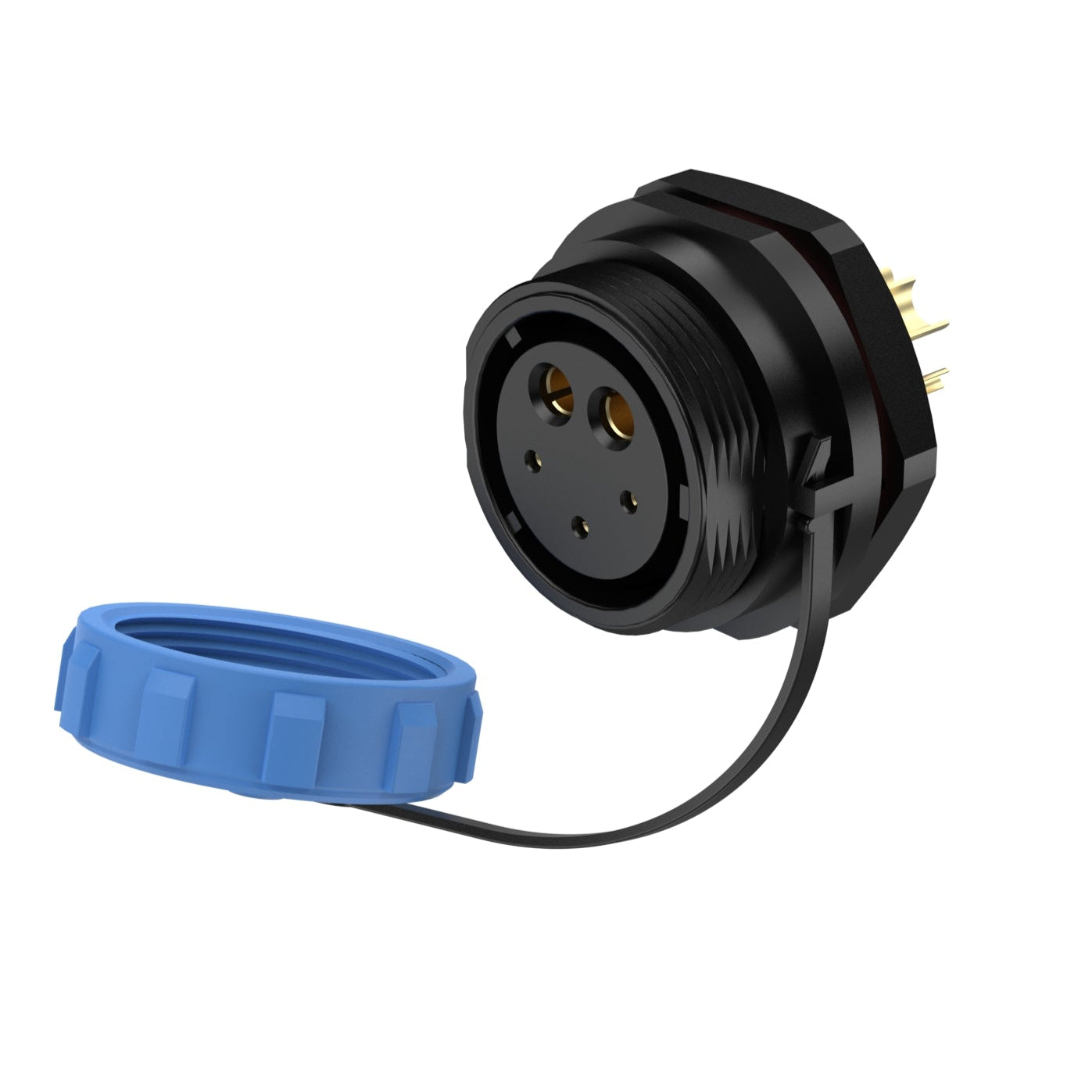 EW SP21 5B Pin Panel Mount Power Connector