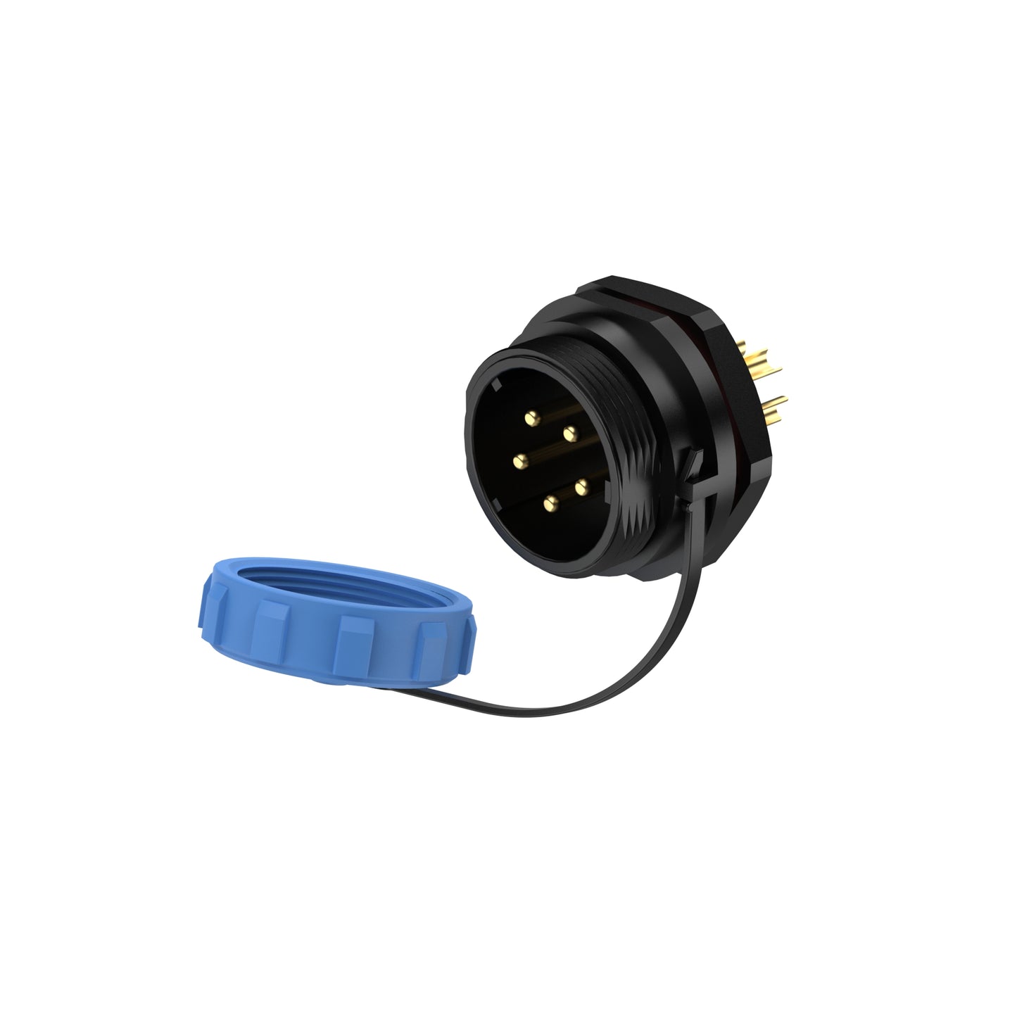 EW SP21 5B Pin Panel Mount Power Connector