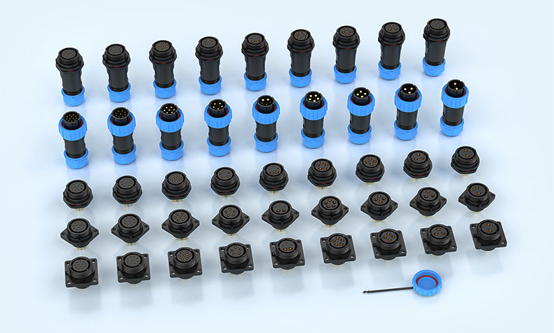 EW SP21 4 Pin Male and Female Connectors