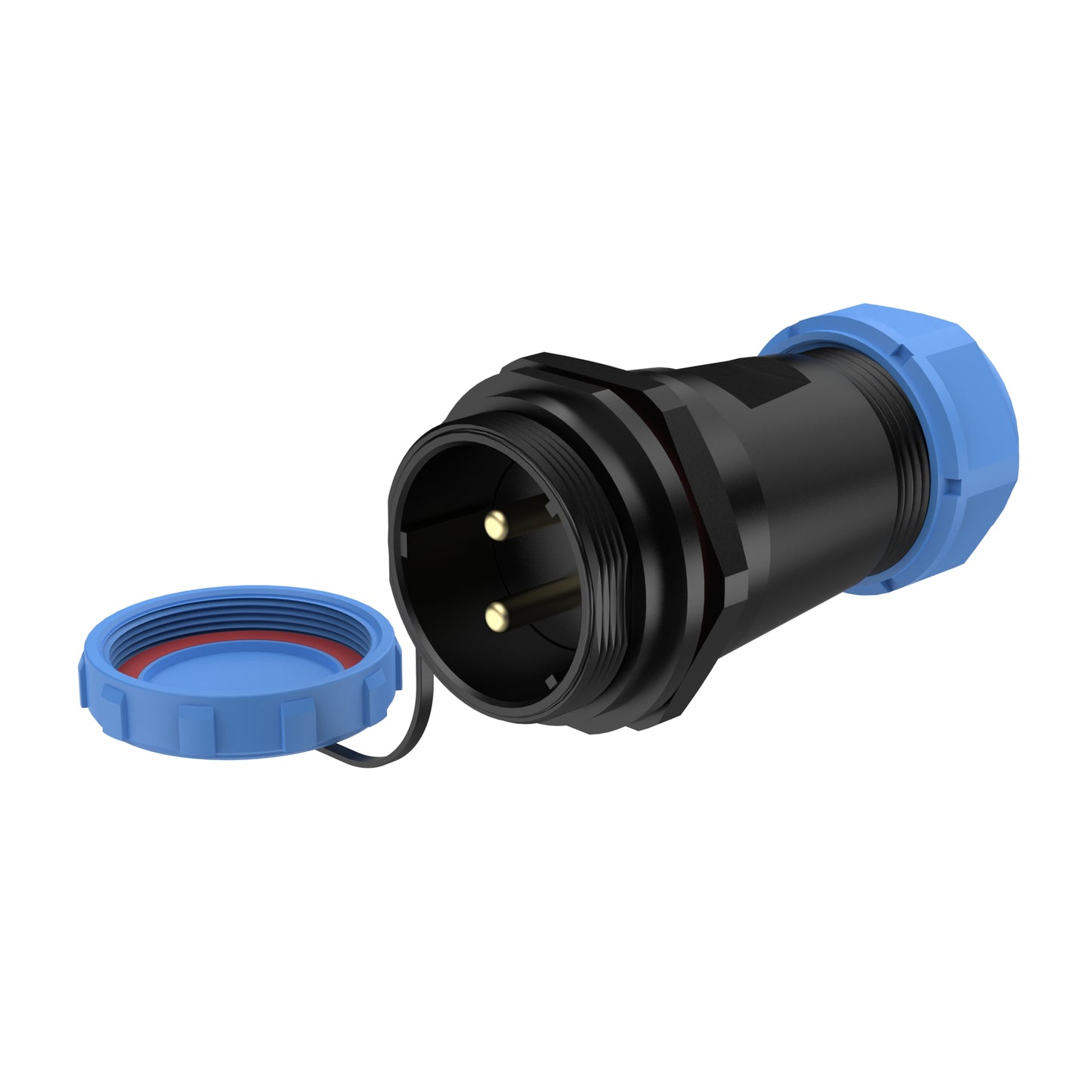 EW SP29 2 Pin Circular Plug Connector Plastic