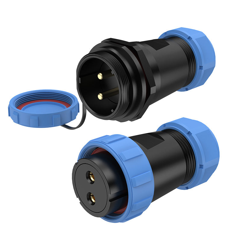 EW SP29 2 Pin Circular Plug Connector Plastic