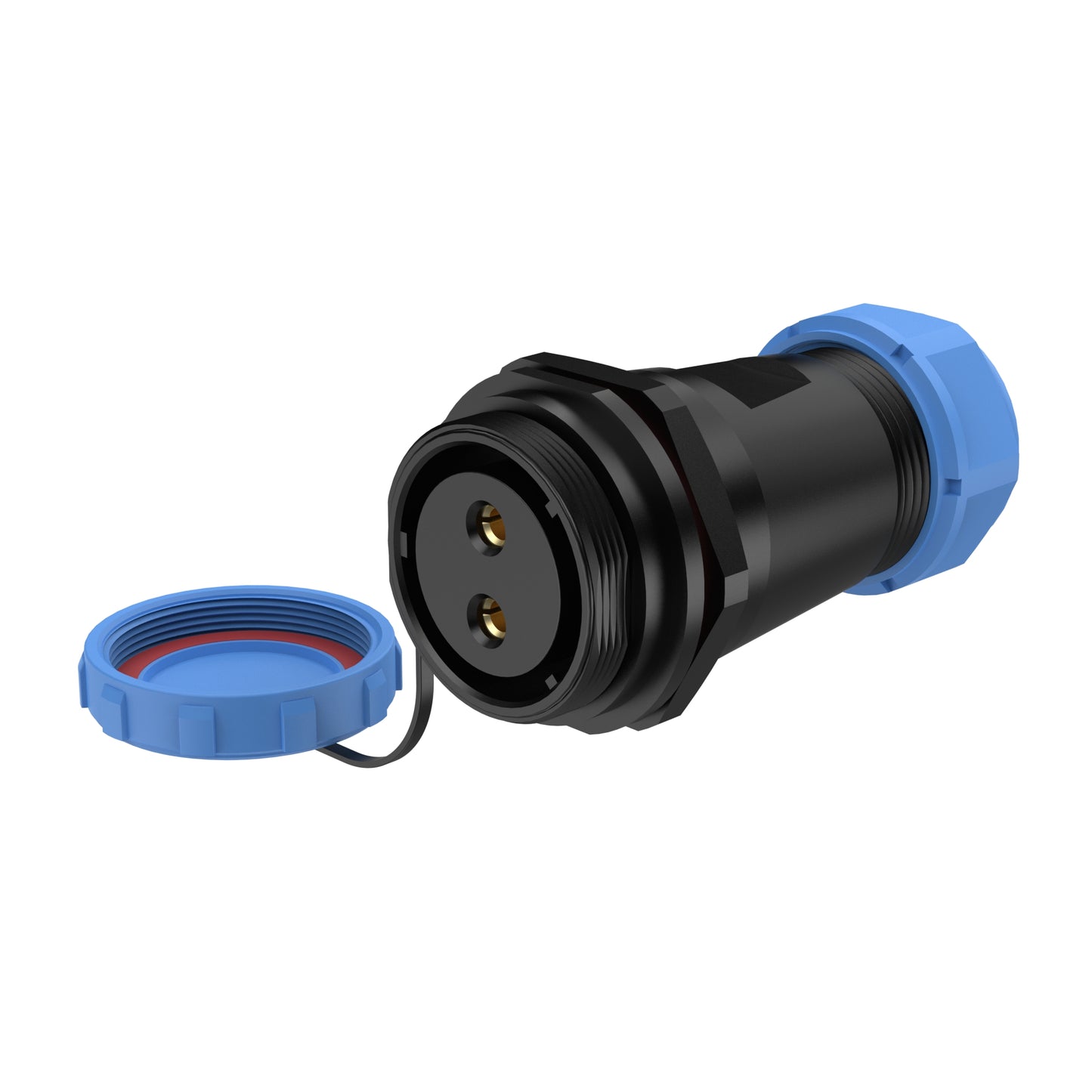 EW SP29 2 Pin Circular Plug Connector Plastic