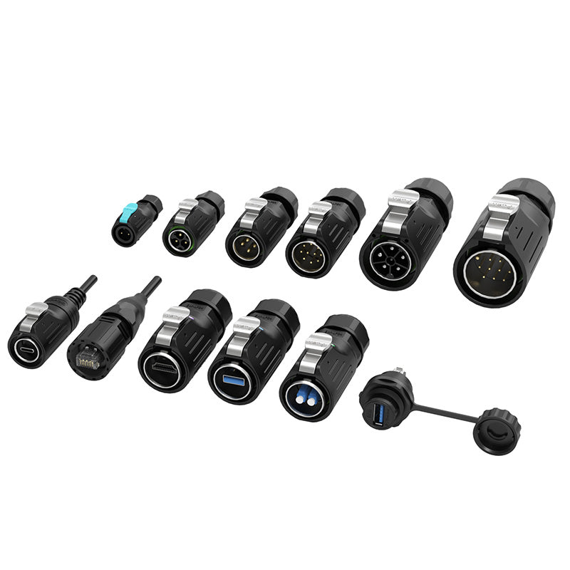 LP Waterproof IP68 Inline Aviation Connector Series