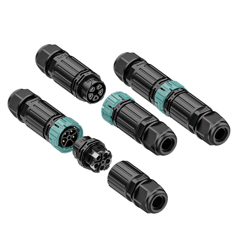 Self Locking Male and Female Connectors