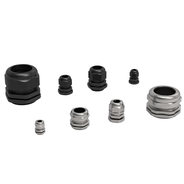 M Series IP68 Nickel-Plated Waterproof Cable Gland