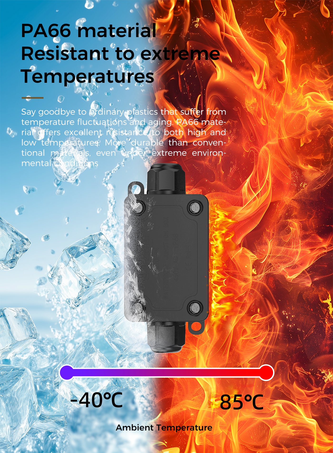 M2068N-2T Waterproof Junction Box With Terminal Block