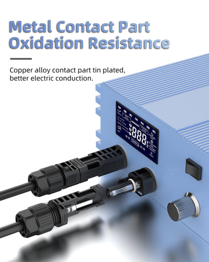EW PV4 Series 45A Solar Connectors for Solar Panels