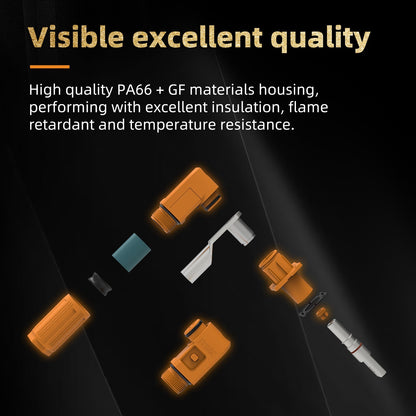 EW IP67 Energy Storage Connector Orange 100A