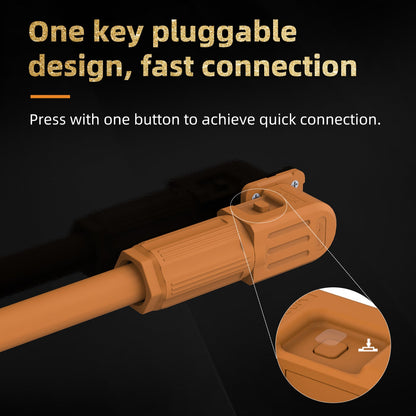EW IP67 Energy Storage Connector Orange 100A