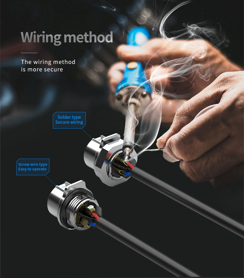 LP20 3+2 Pin Outdoor Waterproof Wire Electrical Connector