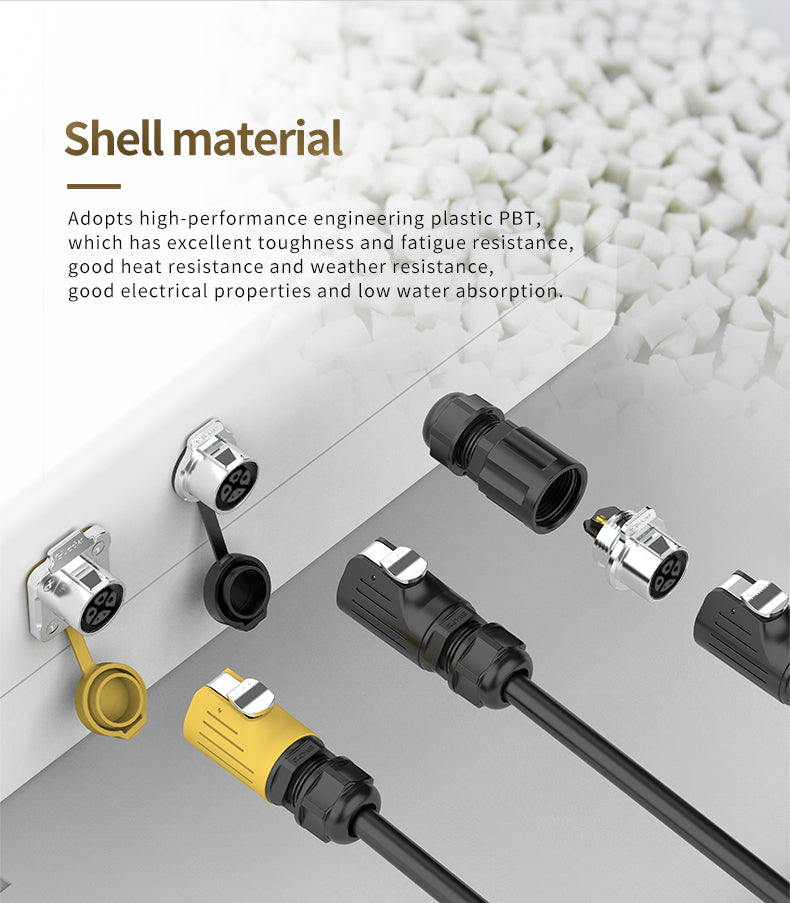 LP20 3+2 Pin Outdoor Waterproof Wire Electrical Connector