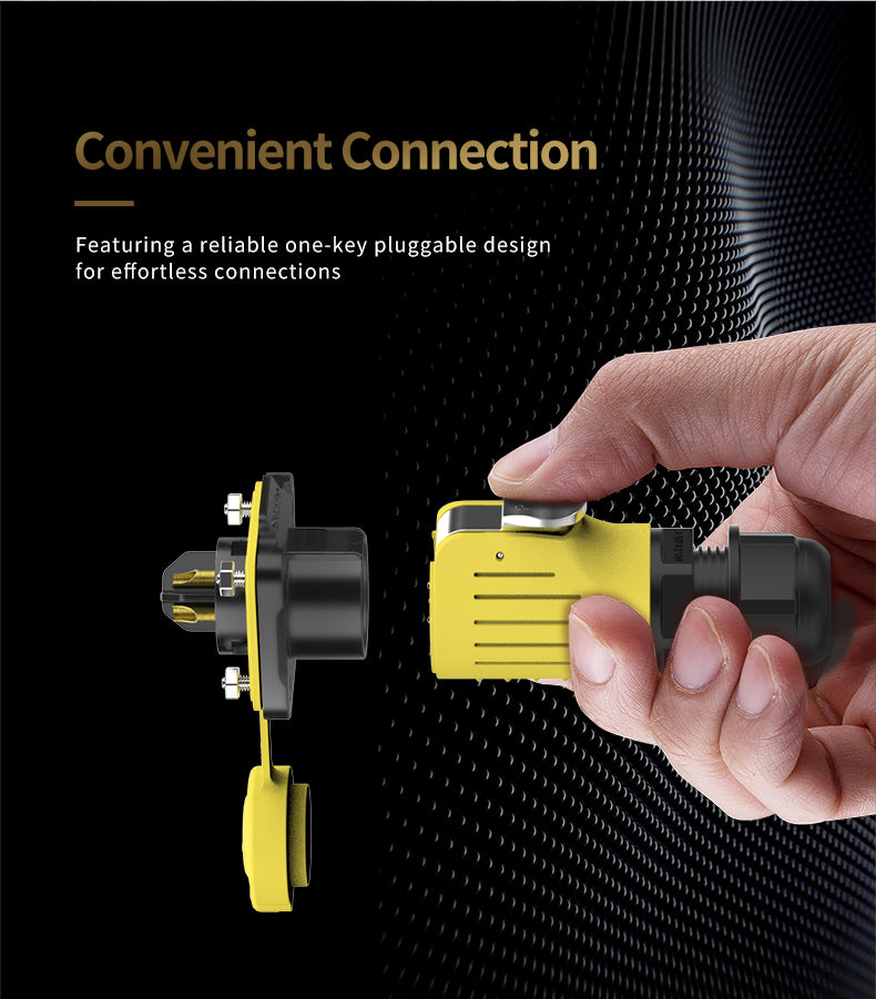 LP20 3+2 Pin Outdoor Waterproof Wire Electrical Connector