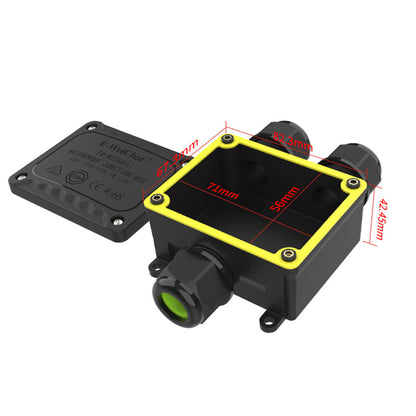 EW M2068(L)-Y 3-Way Junction Box Waterproof IP68