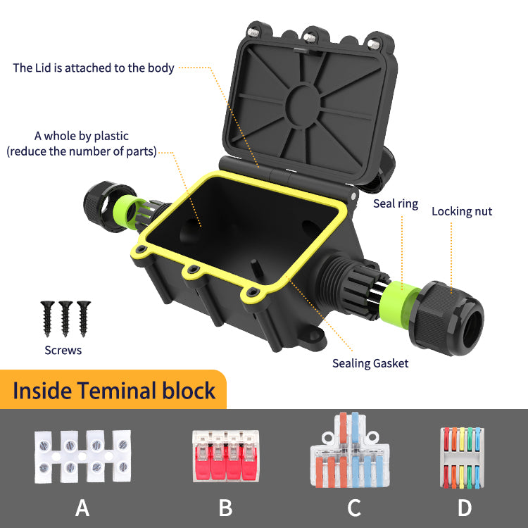 EW M2068-3T Waterproof Junction Box