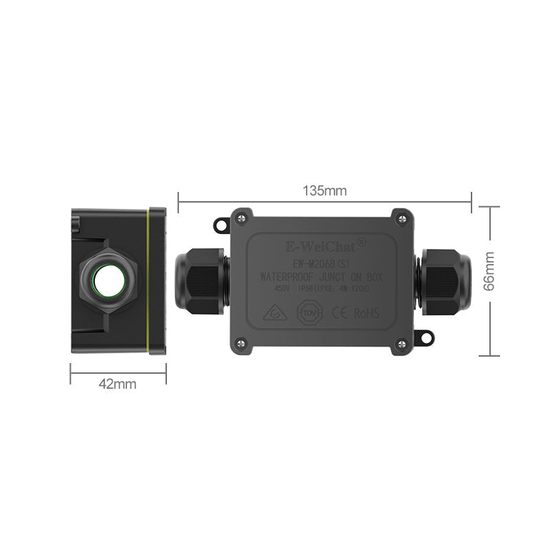 EW M2068S-2T Junction Box Cable Connector IP68
