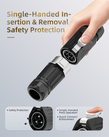 LP32 2 Pin Industrial Waterproof Connector IP68 Circular Plug Connector