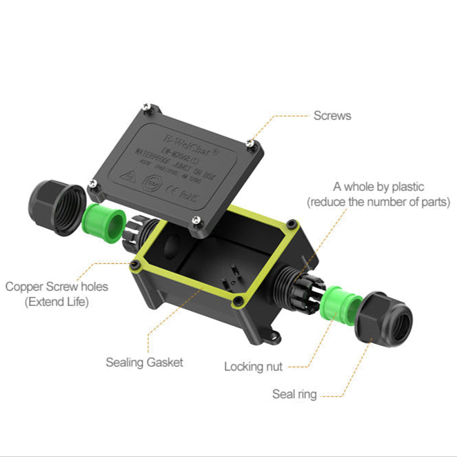 EW M2068S-2T Junction Box Cable Connector IP68