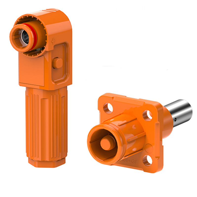 Orange Ramp Connector EW IP67 Energy Storage Connector Orange 100A – Weichatconnectors
