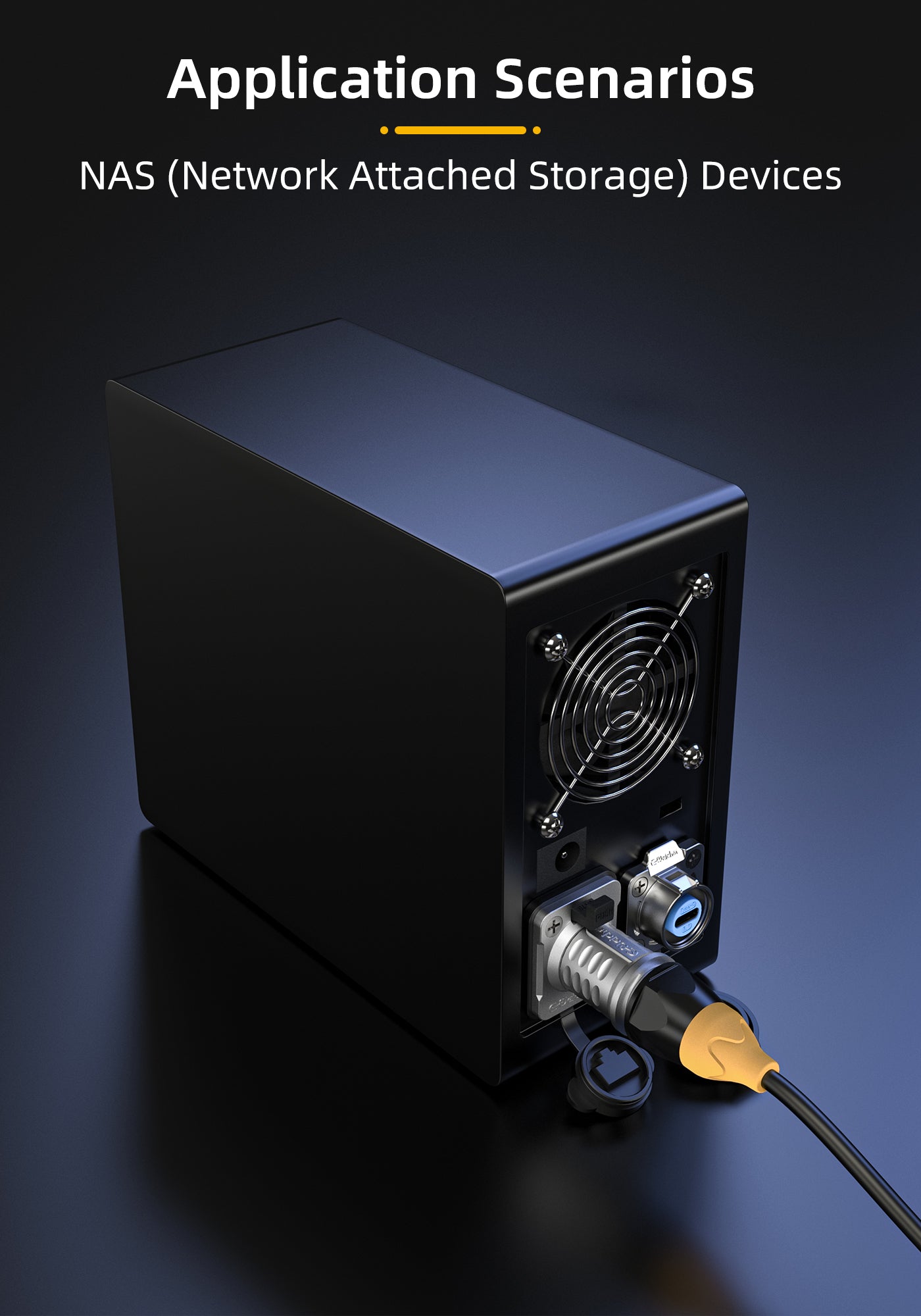 ER-RJ45 Waterproof Signal Data Connectors IP68 CAT6 Jack