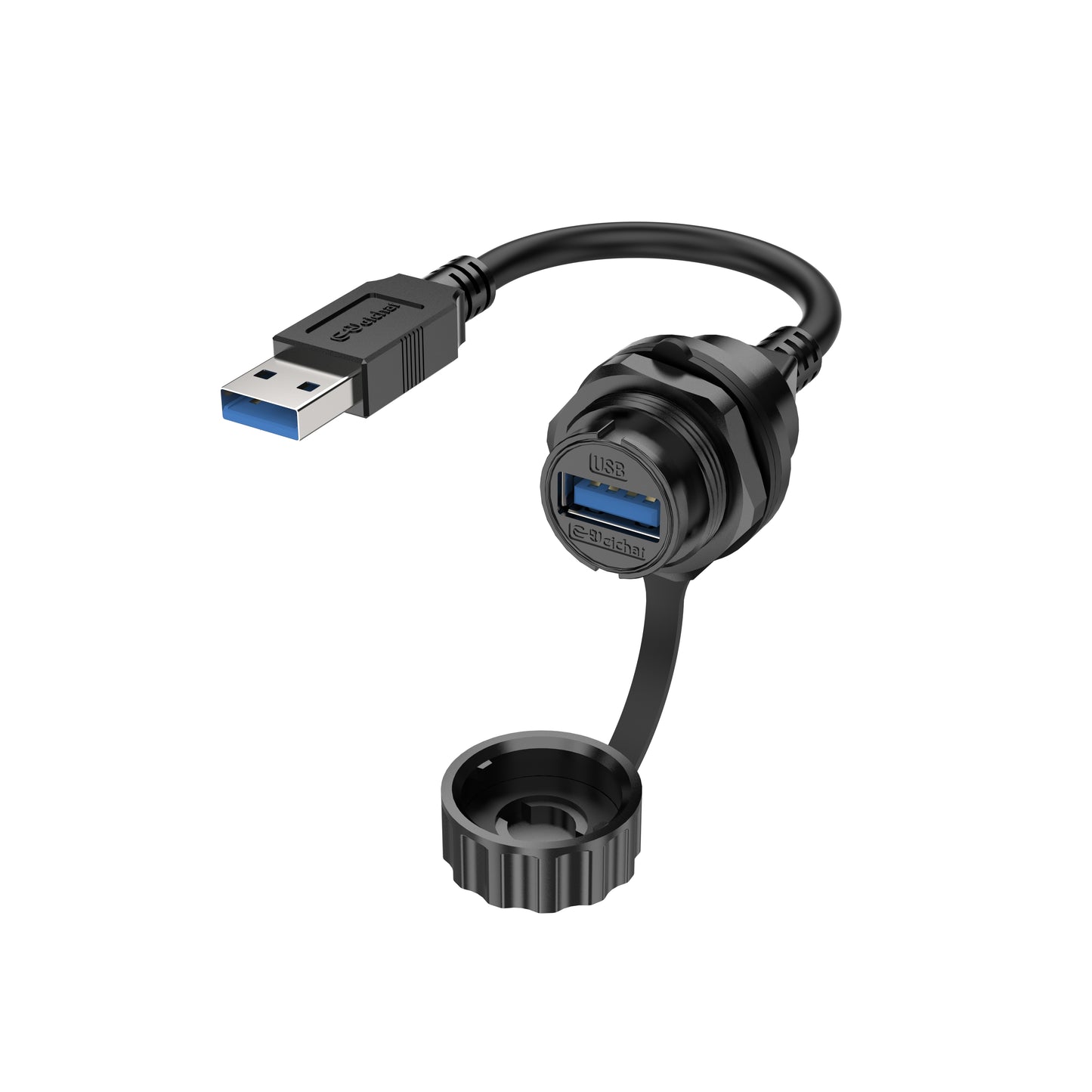 EW USB3.0 Panel Waterproof USB Connector