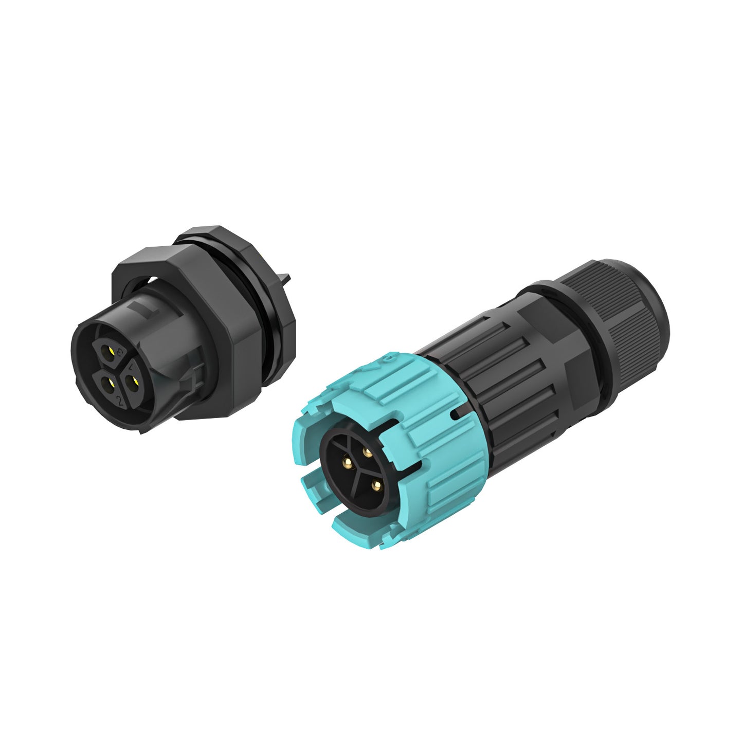 EW M19MP Outdoor Electrical Cable Connectors 3Pin