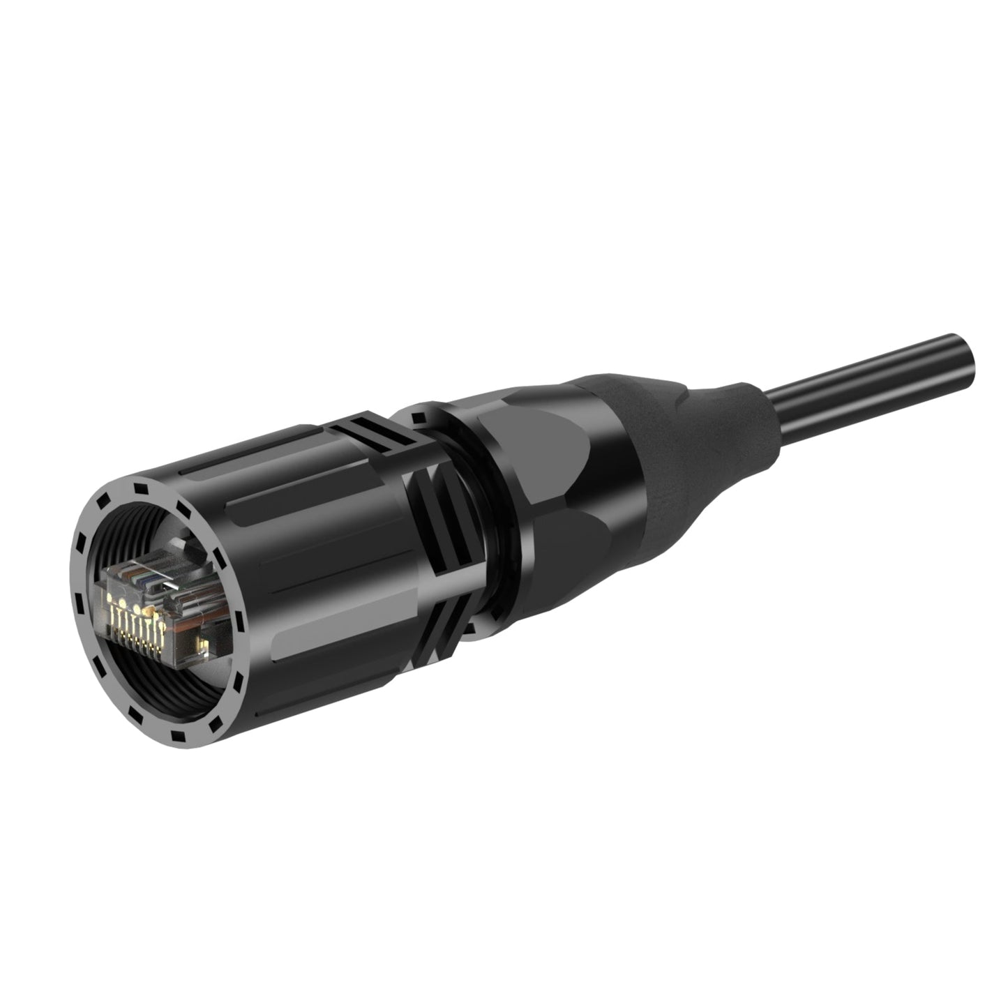 EW Waterproof RJ45 Connector Connector Power Signal