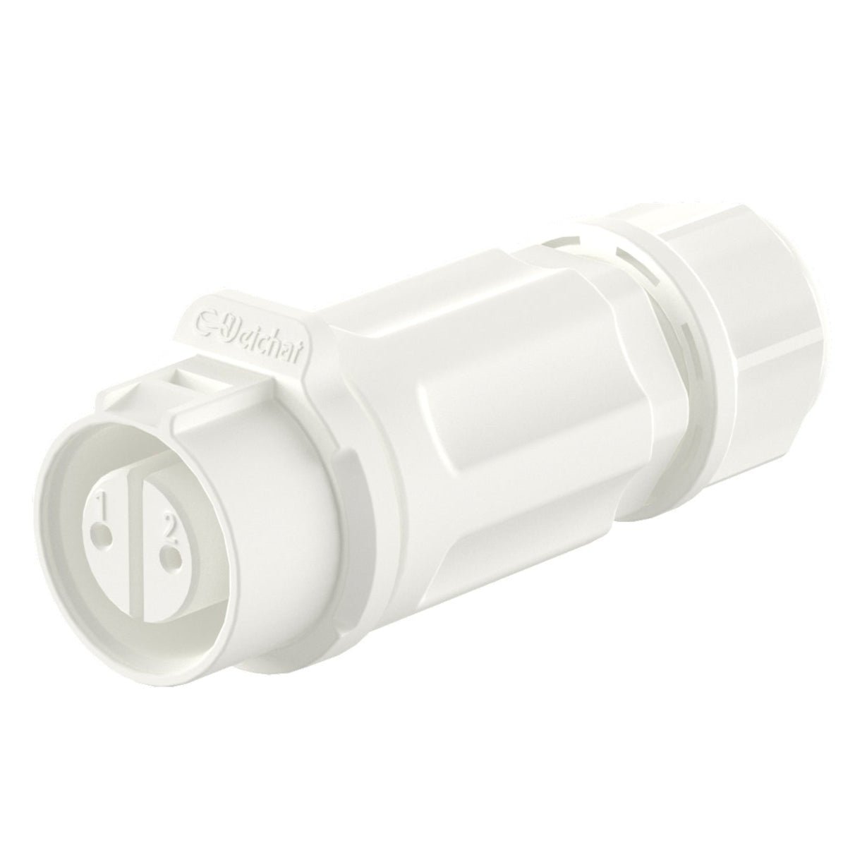 EW LP12 2 Pin White Electrical Waterproof Connector