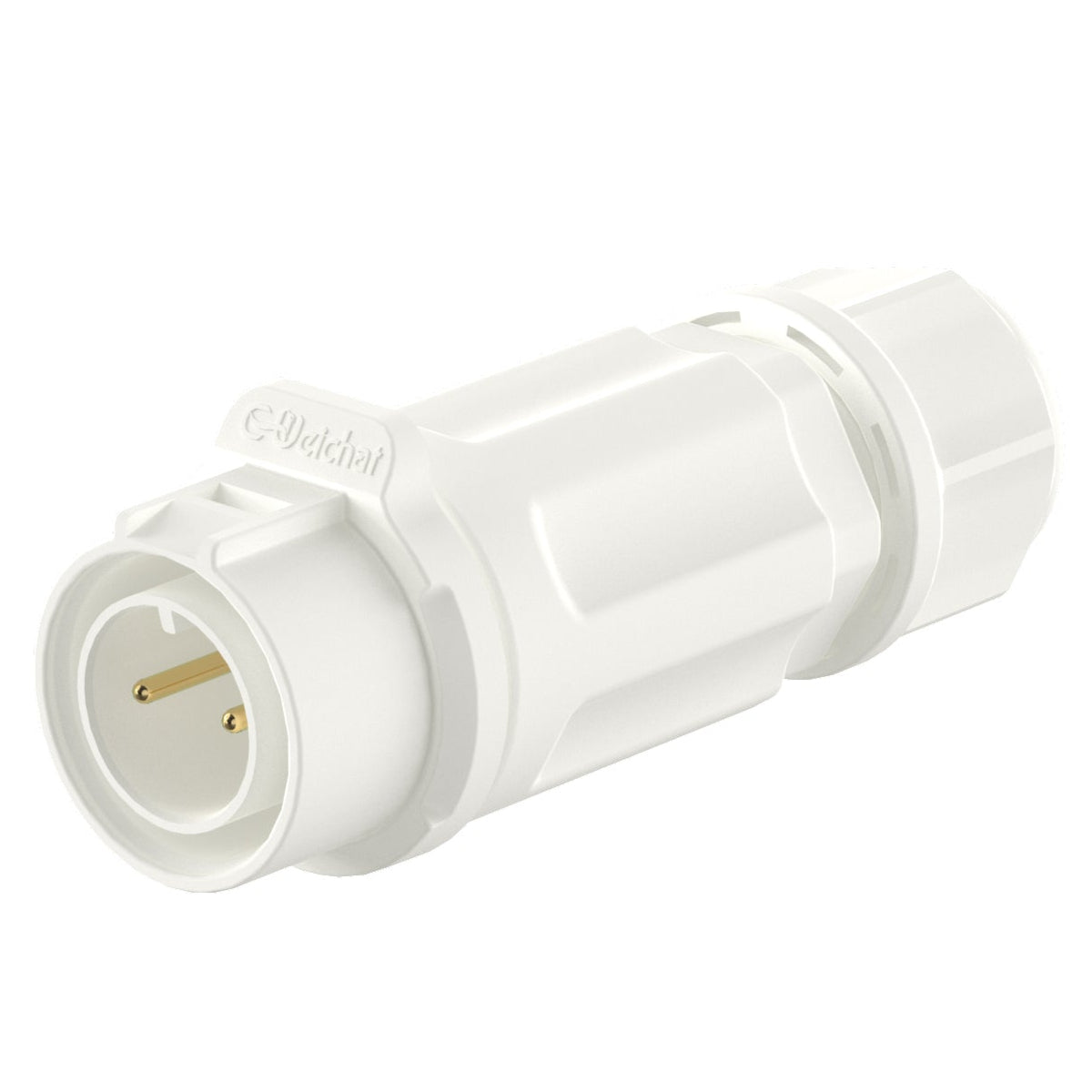 EW LP12 2 Pin White Electrical Waterproof Connector