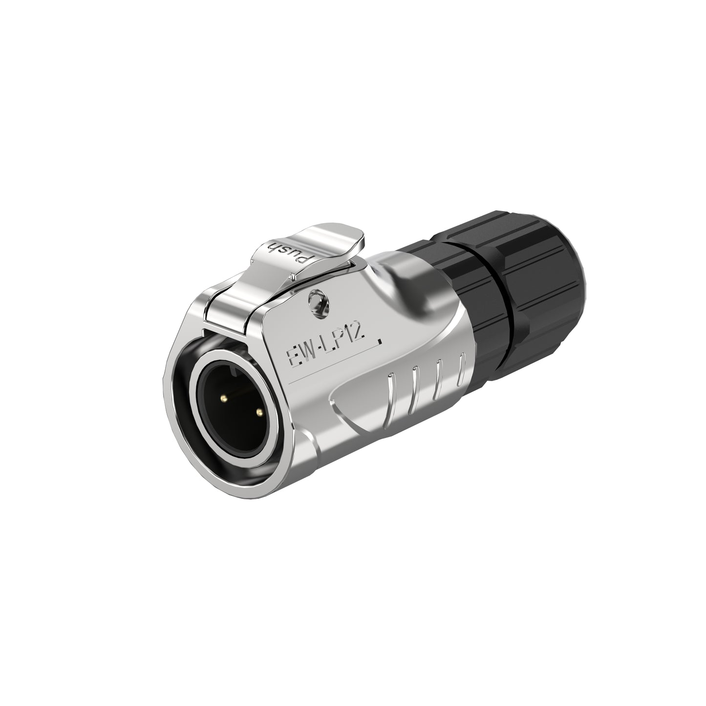 EW LP12 2 Pin Panel Mount Power Connector All Metal