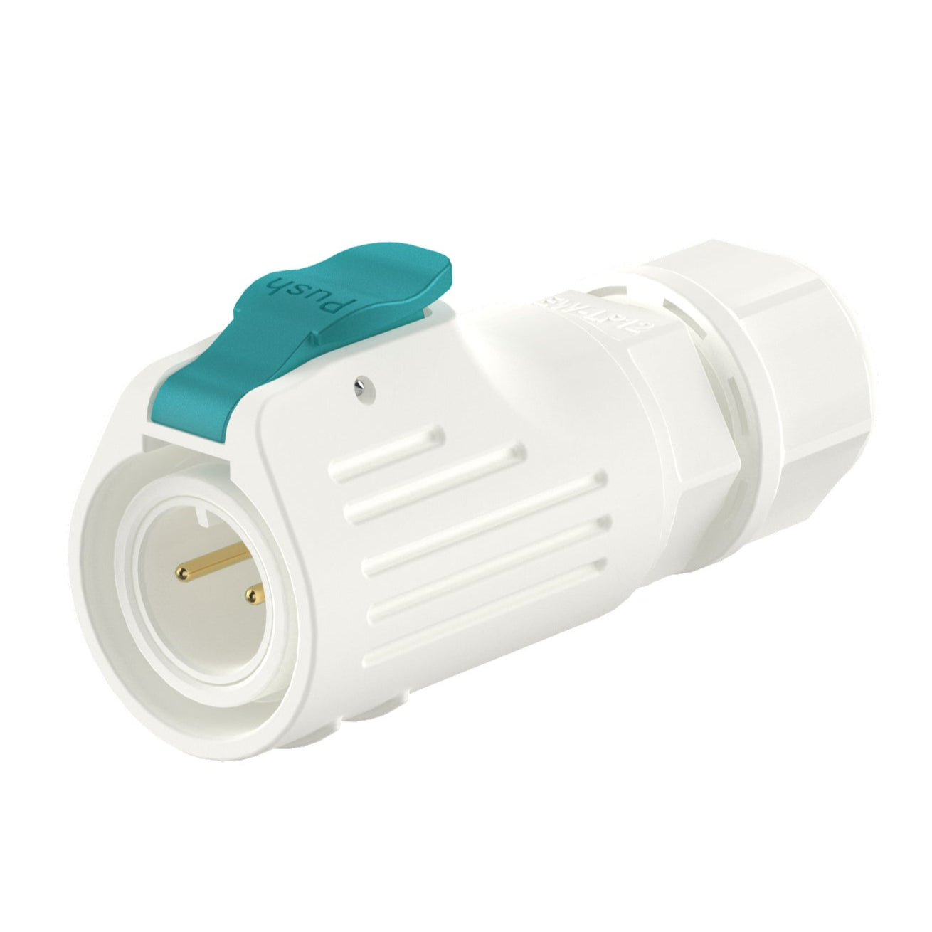 EW LP12 2 Pin White Electrical Waterproof Connector