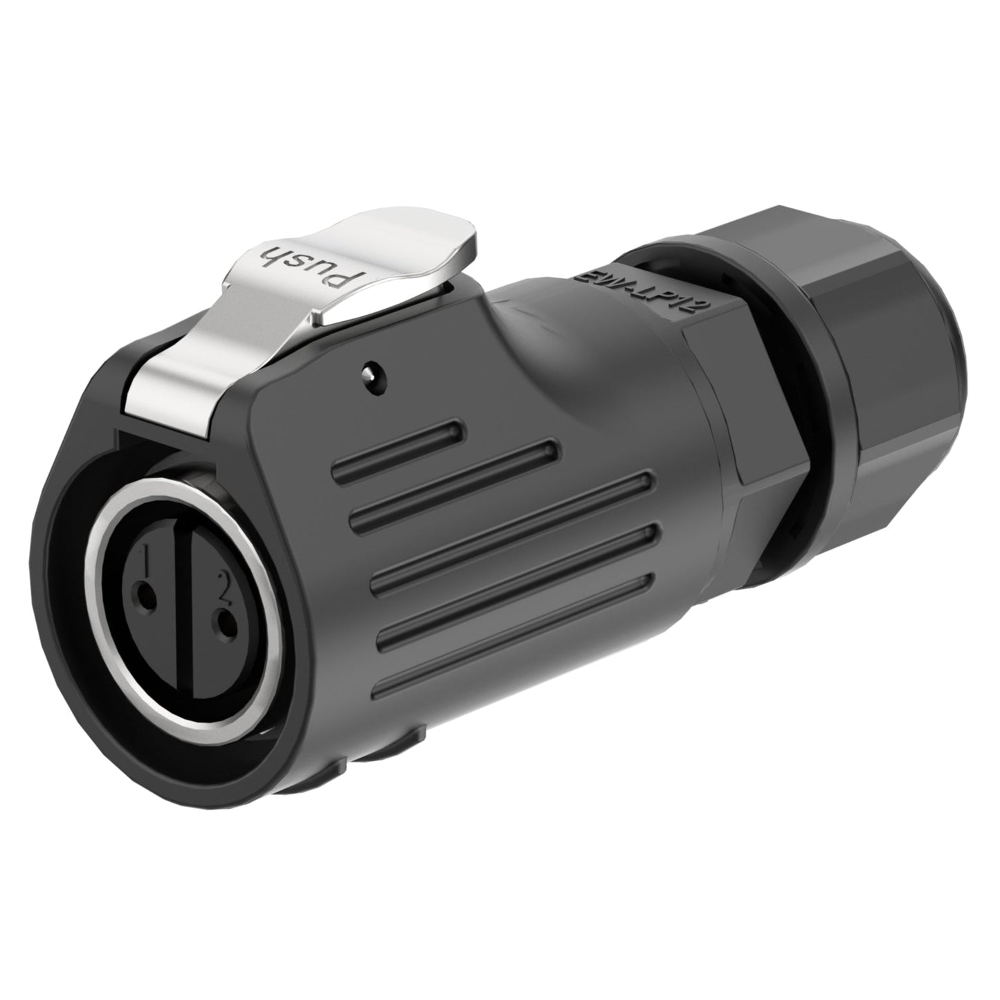 EW LP12 2 Pin Panel Mount Connector Metal
