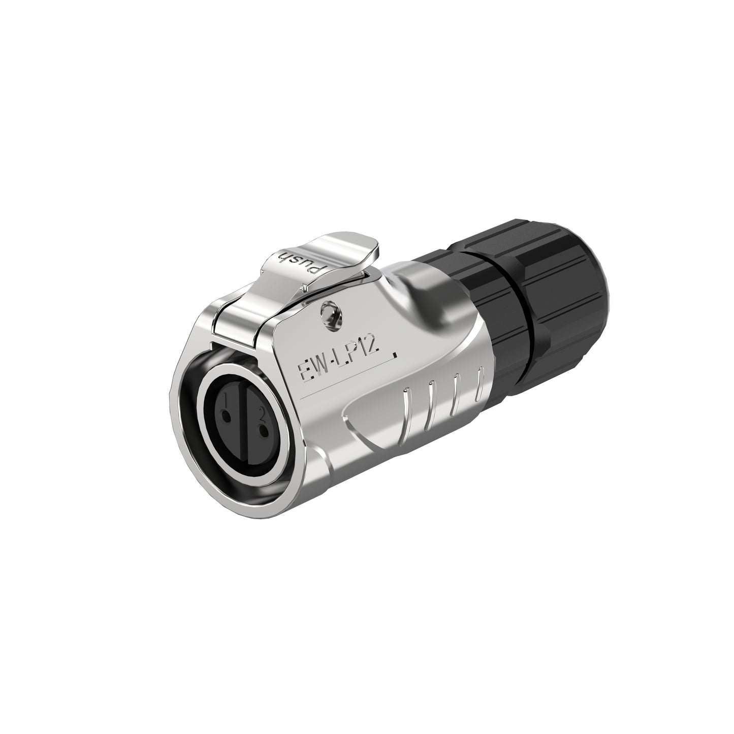 EW LP12 2 Pin Panel Mount Power Connector All Metal