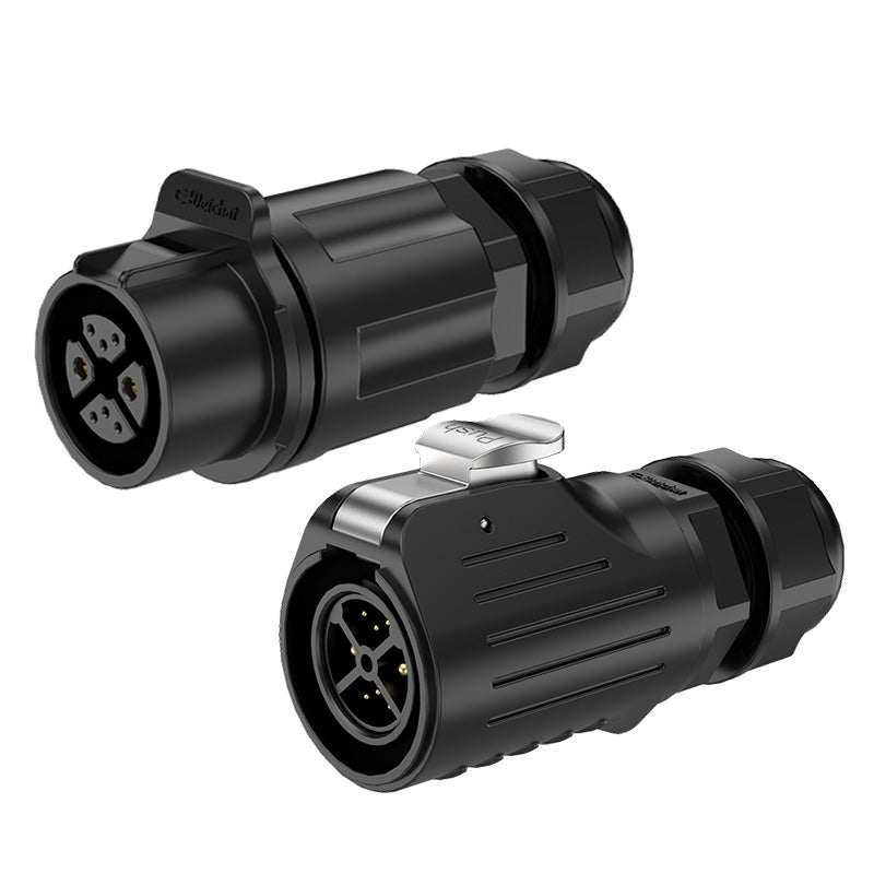 LP20 2+6 Pin Industrial Waterproof Connector IP68 Plug and Socket